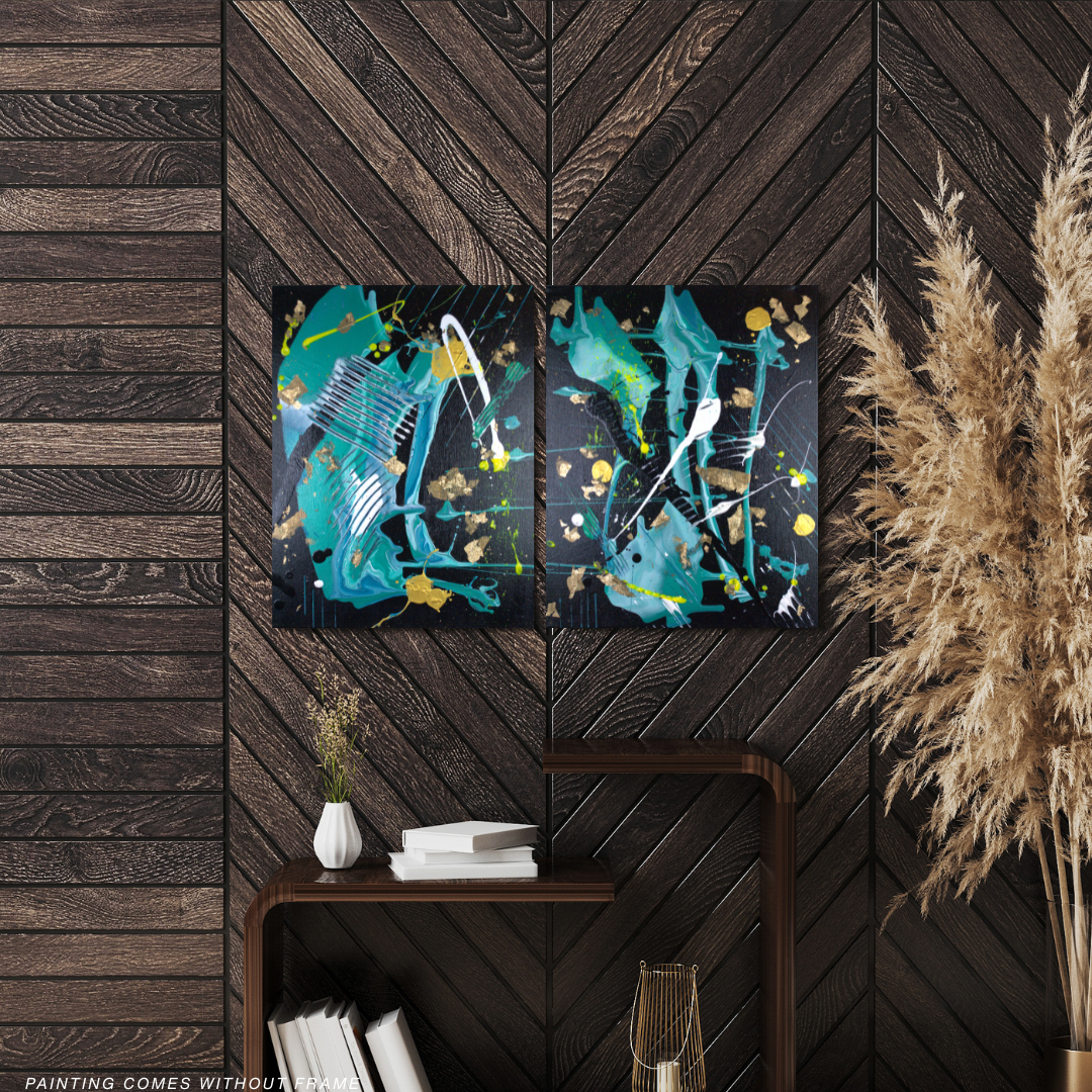 Aquatic Shift | 20 x 16" (2)