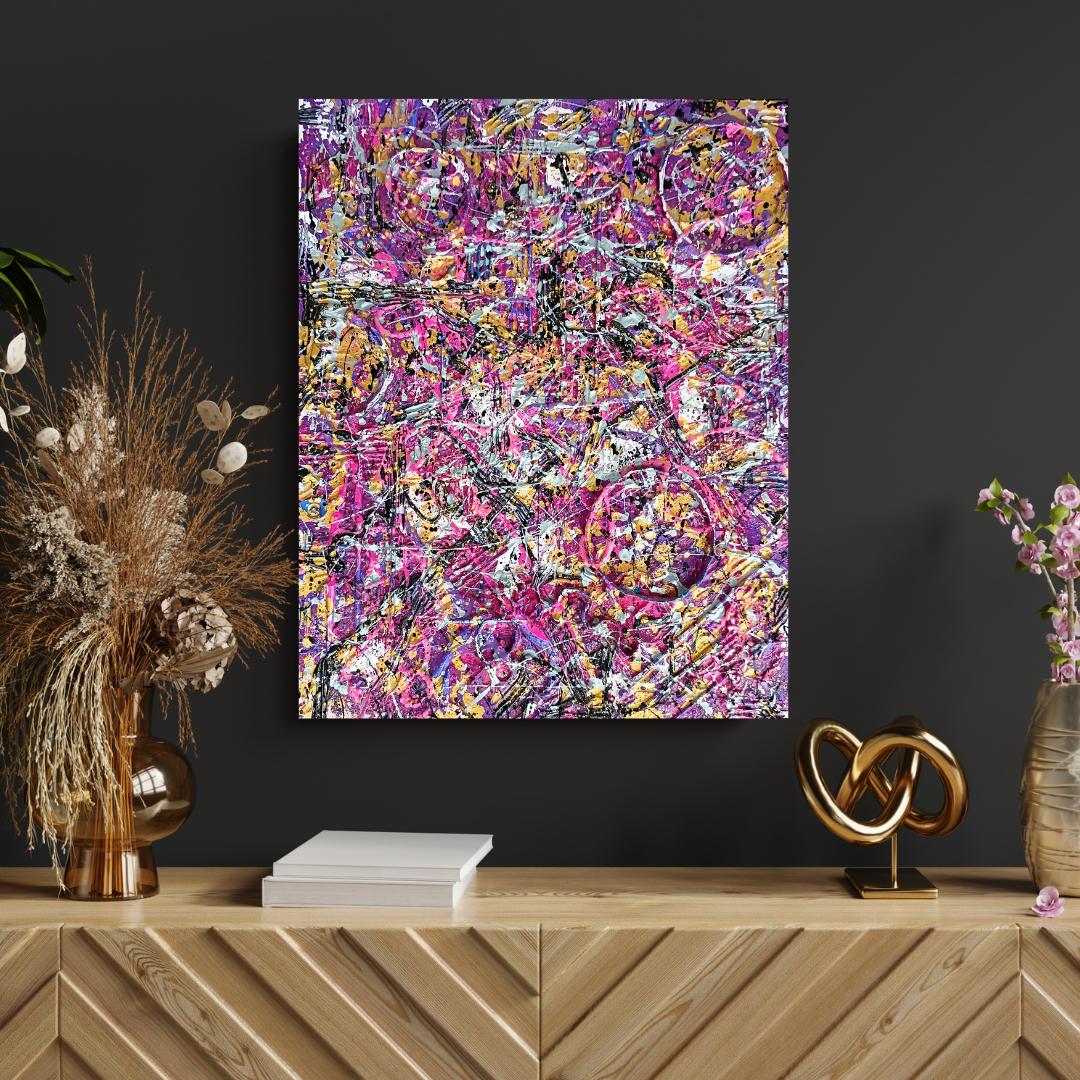 Sweet Molten Regalia | 20 x 16"