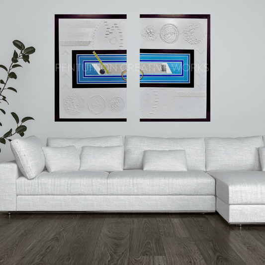 Renewed Obedience | 36 x 24" Diptych