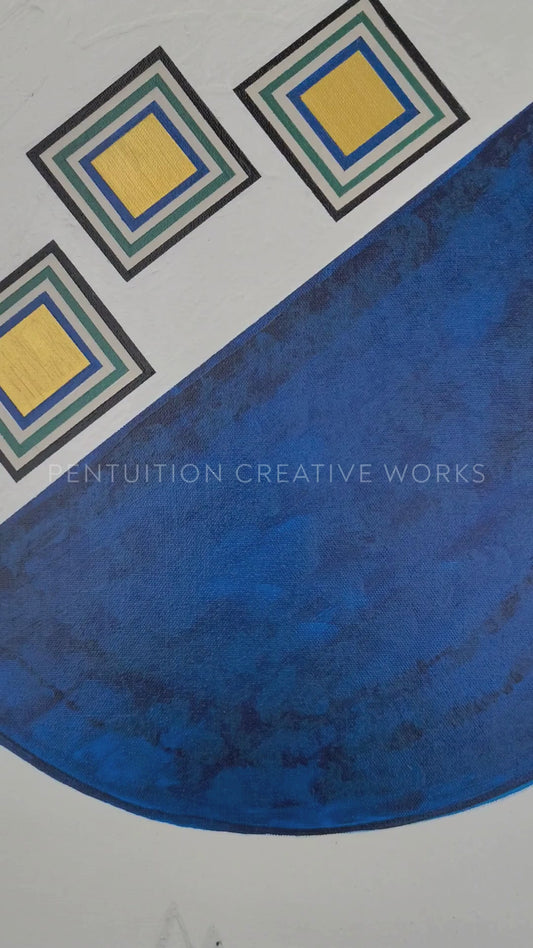 Spiritual Resonance | 48 x 36" Diptych