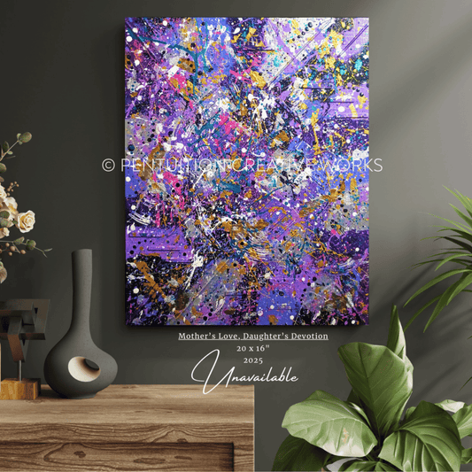 Mother's Love, Daughter's Devotion | 20 x 16 in.